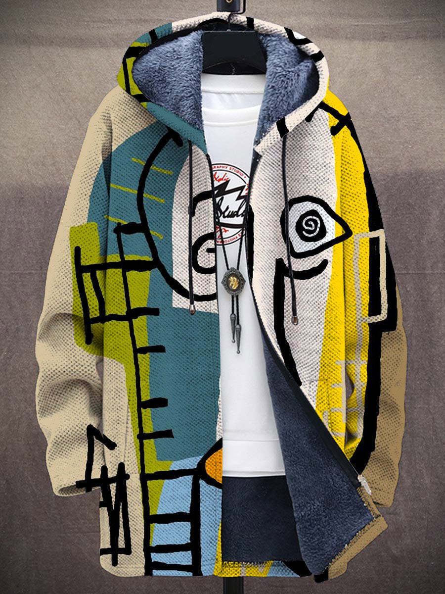 Bindi – Luxuriöse Von Kunst Inspirierte Strickjacke