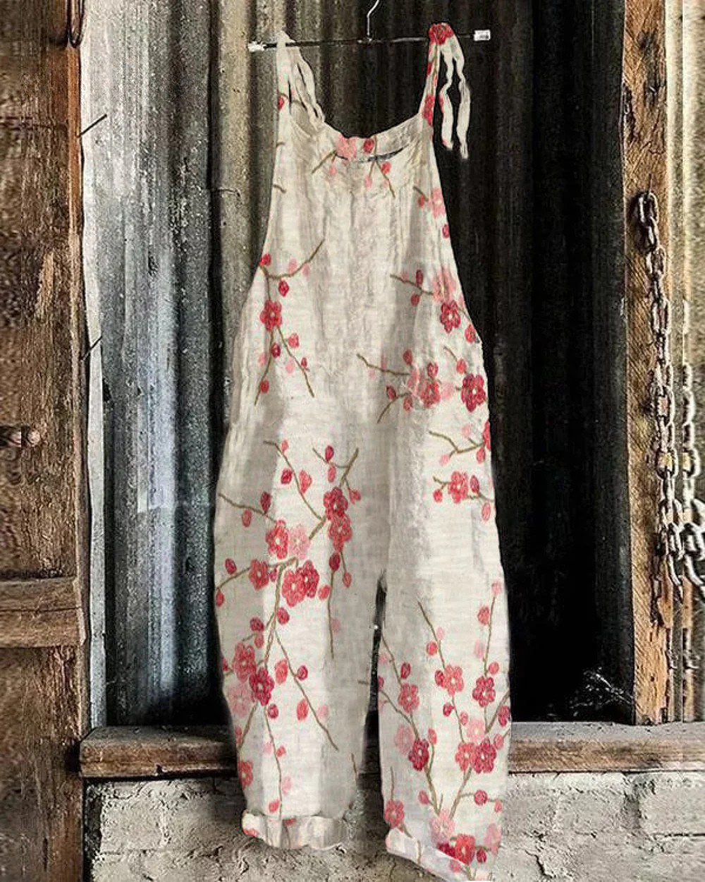Sabreen – Eleganter Overall Mit Blumenmuster