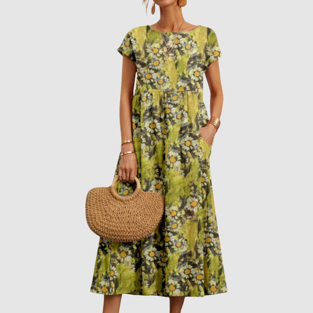 Deborah – Elegantes Blumen Kleid