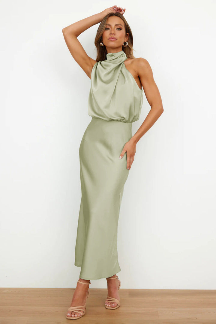 Kangana - Maxikleid Mit Neckholder