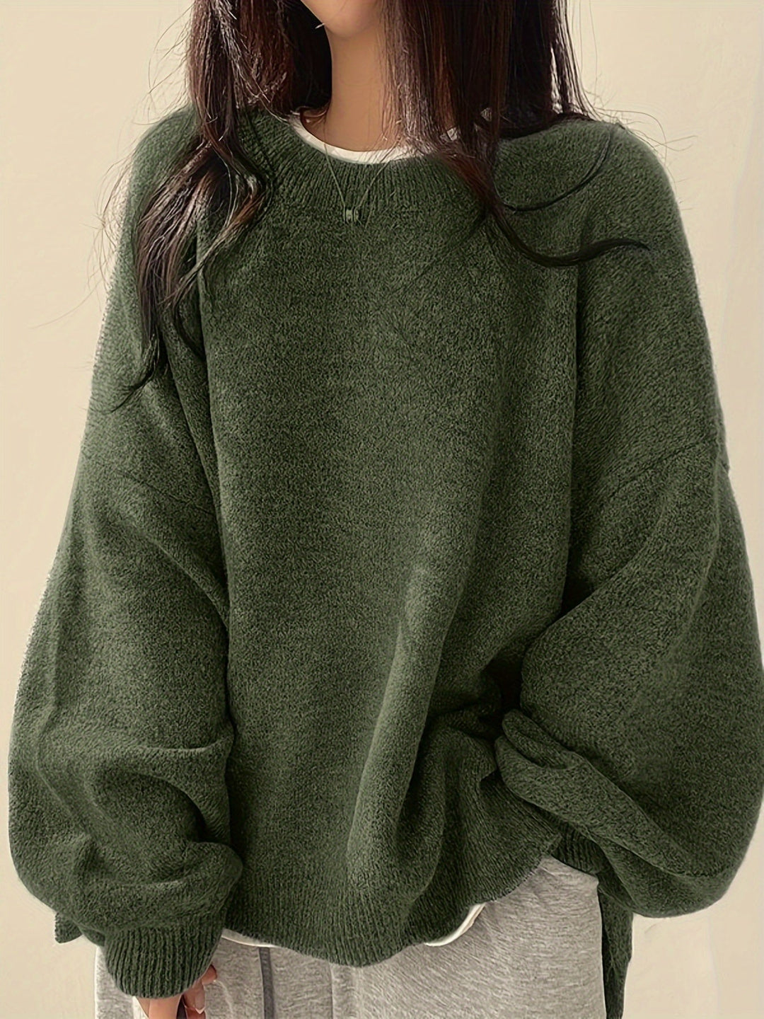Pearline – Pullover Mit Rundhalsausschnitt Und Langen Ärmeln