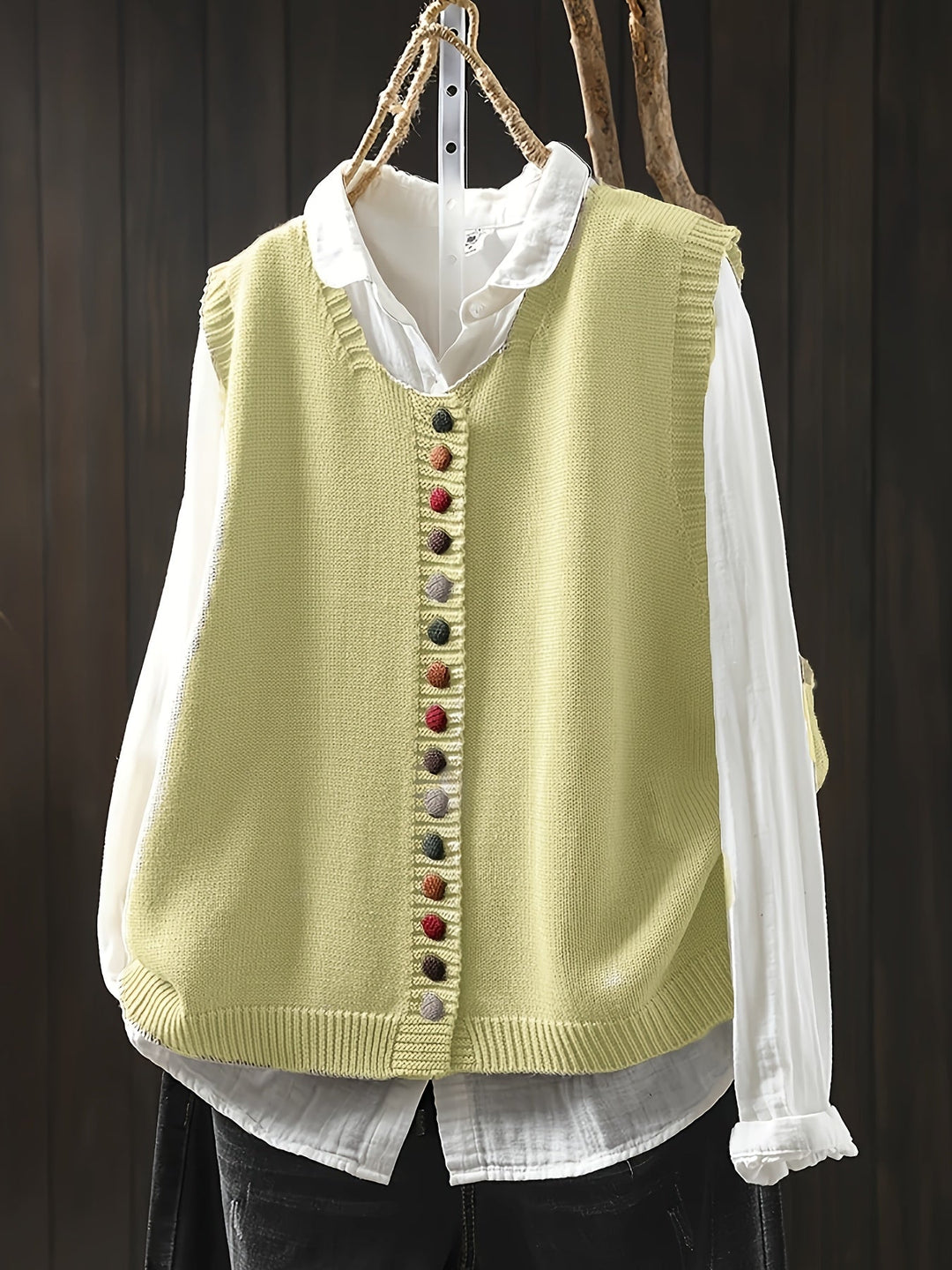 Toriana – Ärmellose Strickweste