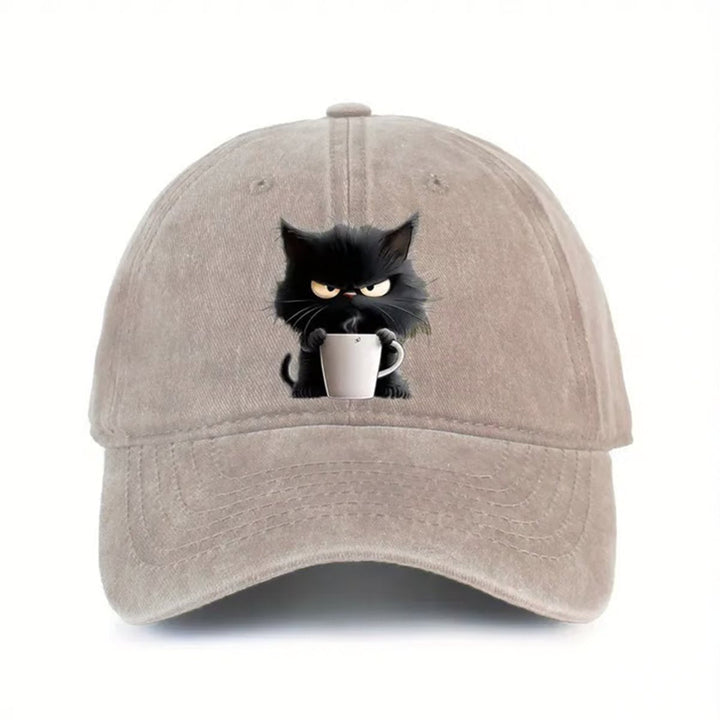 Malenia – Baseball Kappe Mit Katzen Motiv