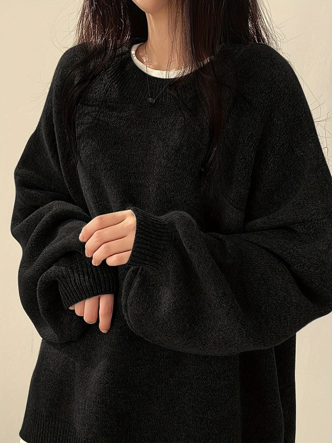 Pearline – Pullover Mit Rundhalsausschnitt Und Langen Ärmeln