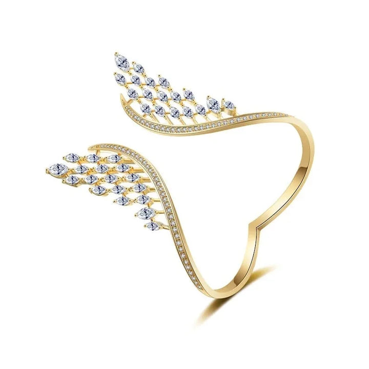Evita – Armband und Ring mit Engelsflügeln