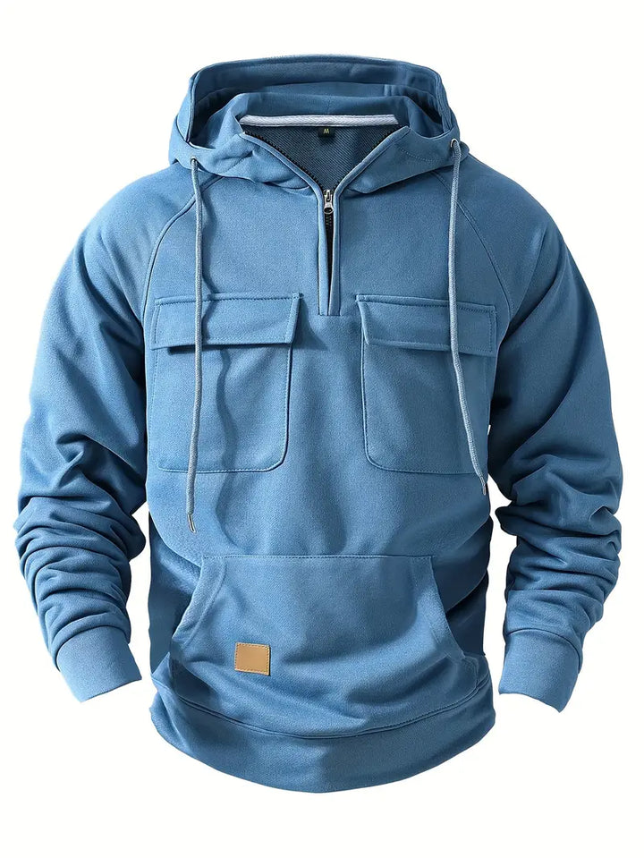 Bieber – Bequemer Kapuzenpullover Mit Mehreren Taschen