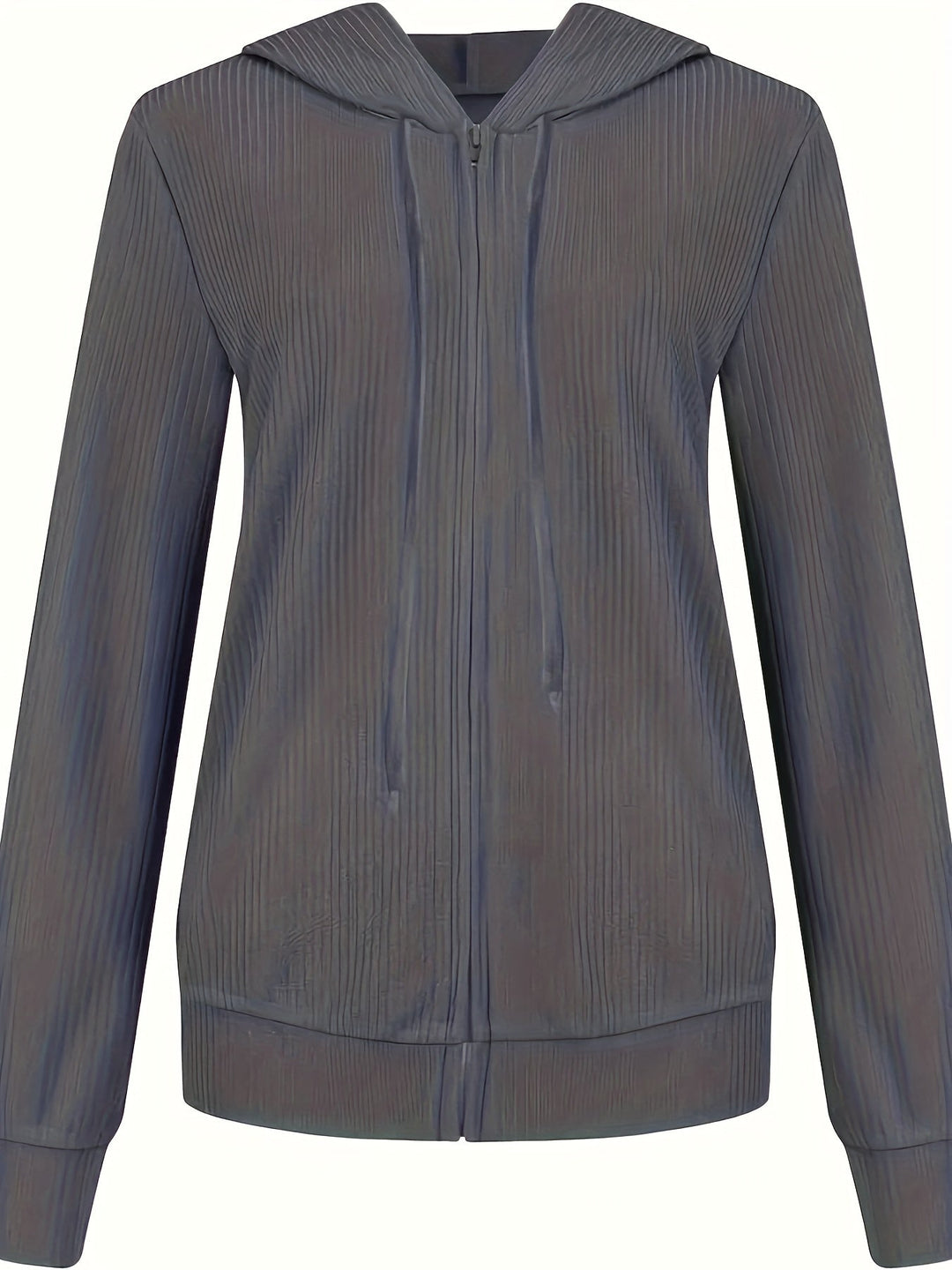 Moira – Langärmelige Kapuzenjacke Mit Reißverschluss Und Kordelzug