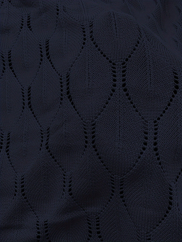 Luciana - Ärmelloses Langes Strickkleid Im Mantelstil