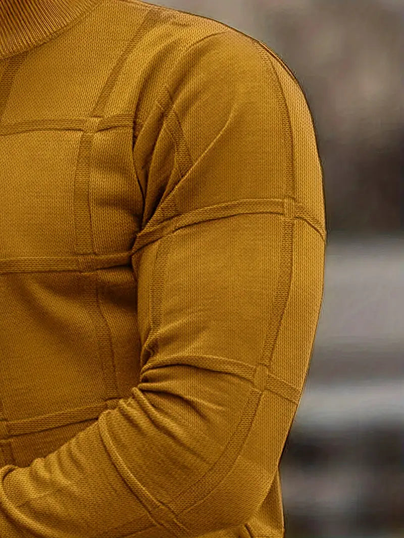 Nunzio - Komfortabel Gestrickt Rollkragen Pullover