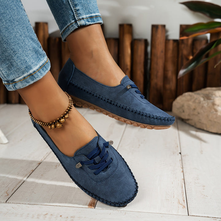 Marione – Bequeme Rutschfeste Loafer Aus Wildleder