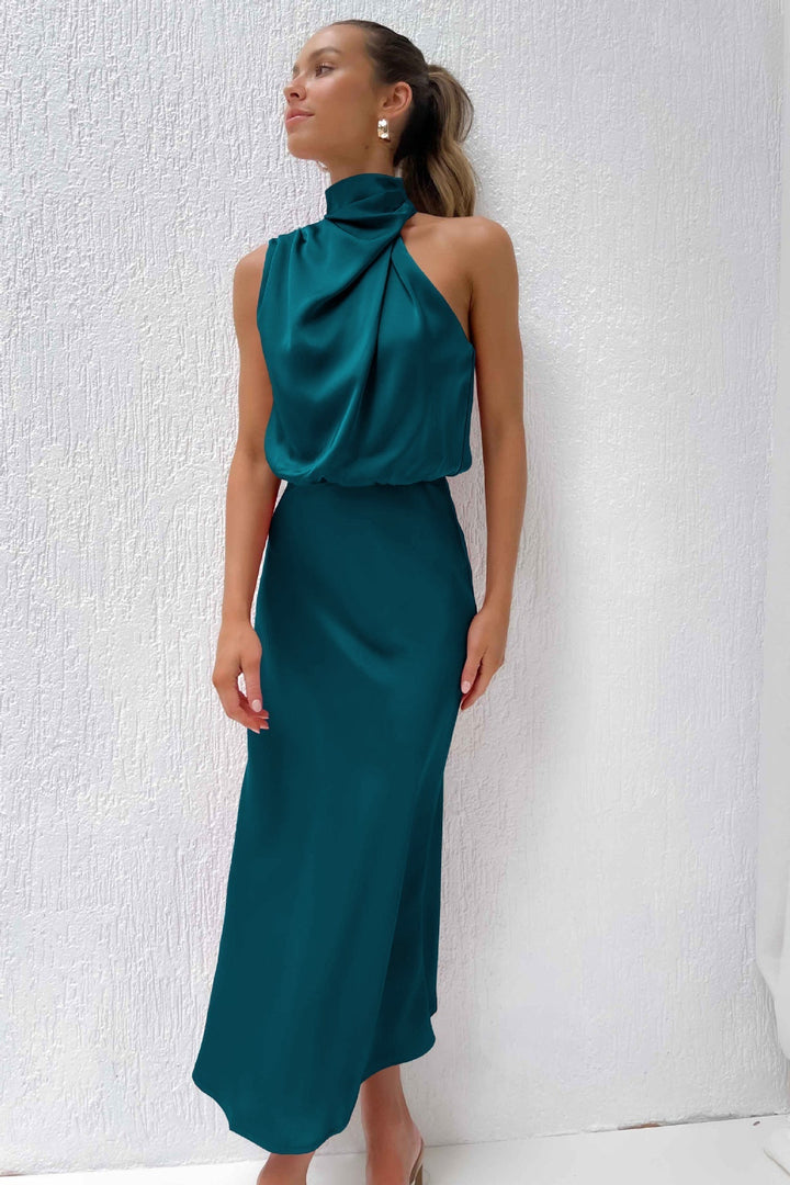 Kangana - Maxikleid Mit Neckholder