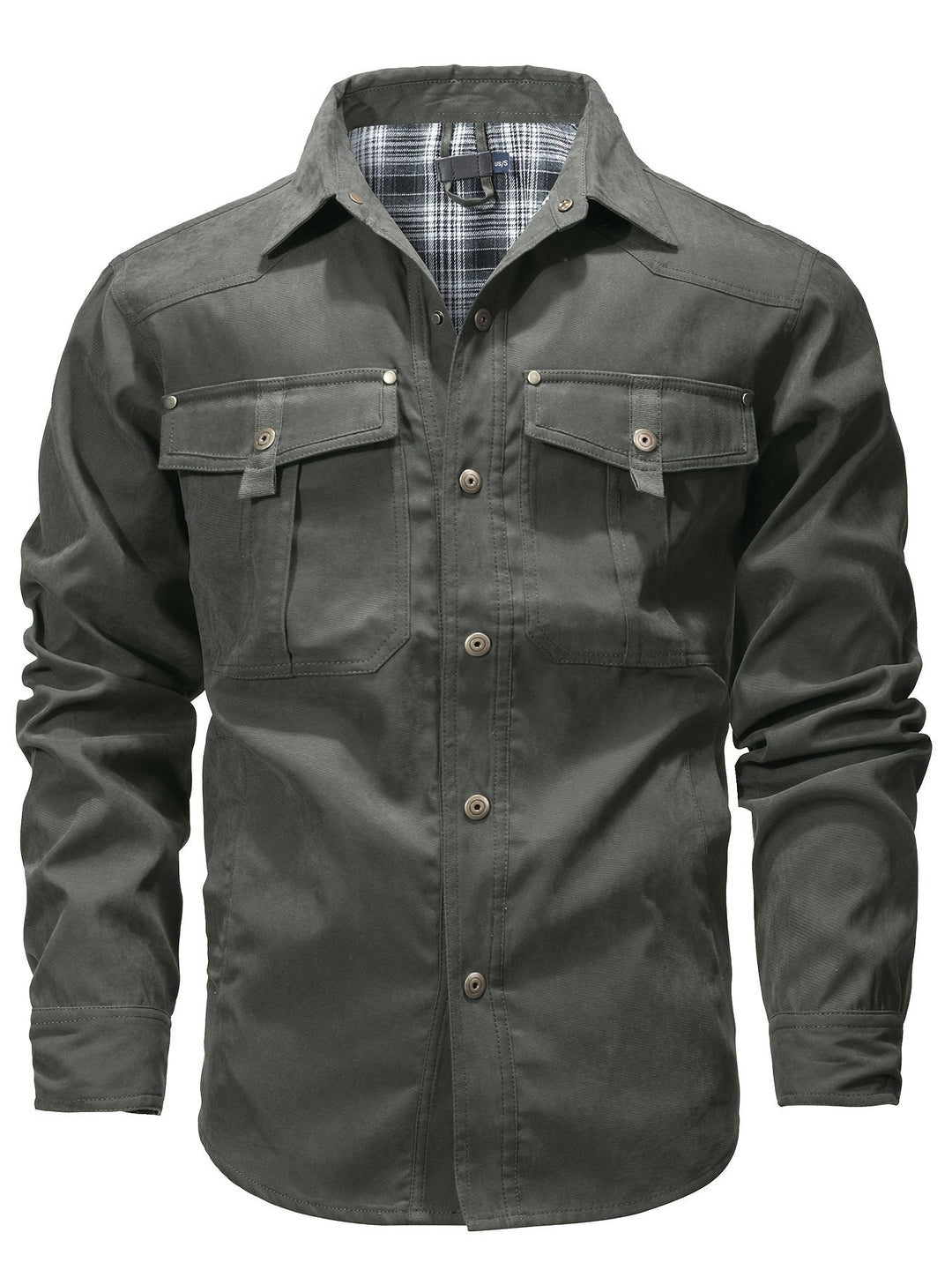Evrypidis - Lässige Langarm-Cargo-Jacke