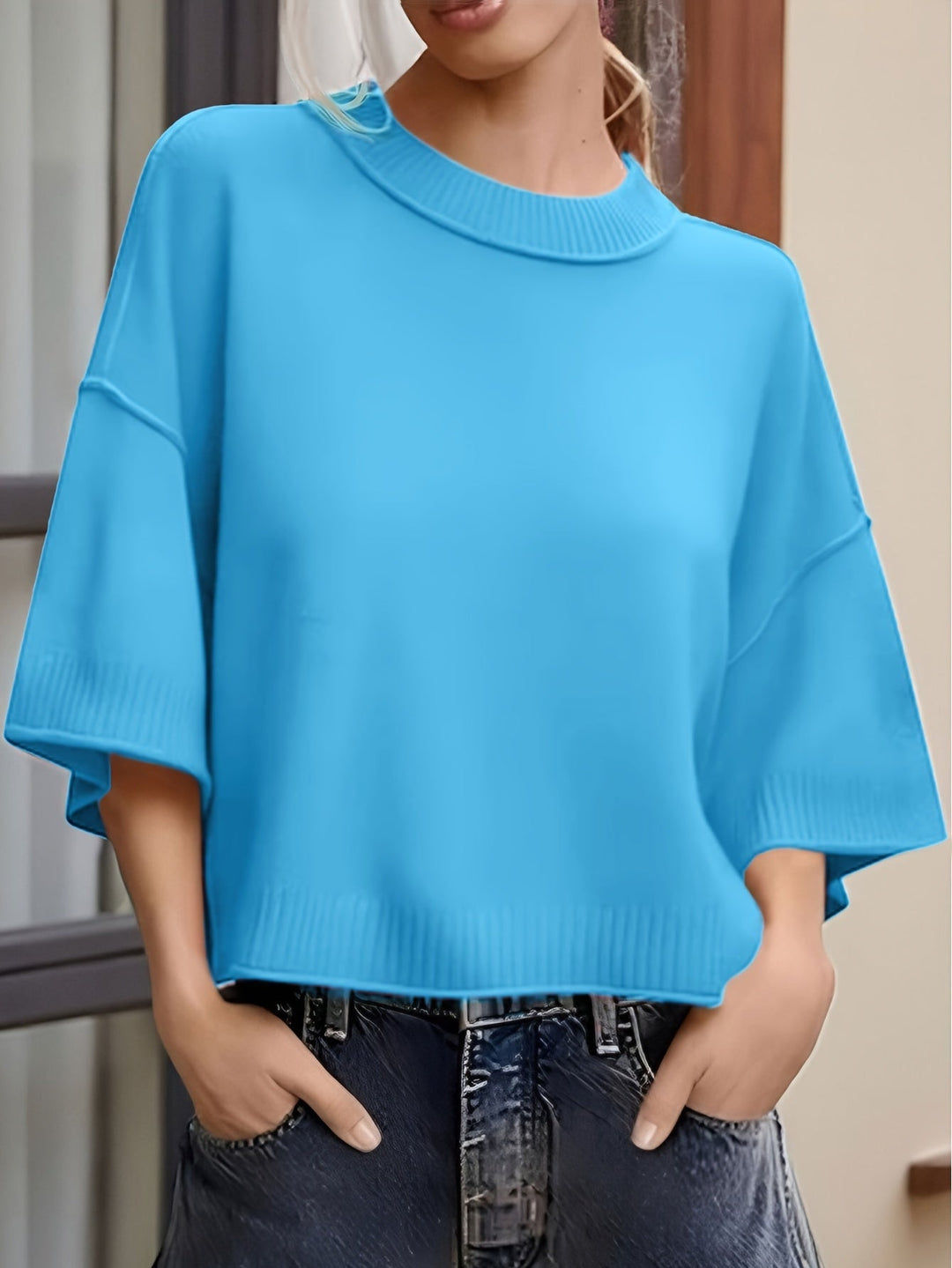 Shilena – Lässige KurzarmStrickjacke