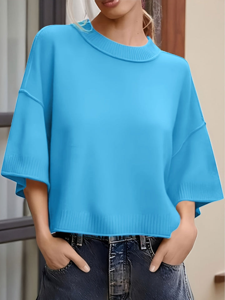 Shilena – Lässige KurzarmStrickjacke