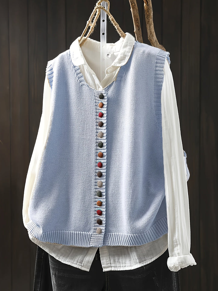 Toriana – Ärmellose Strickweste
