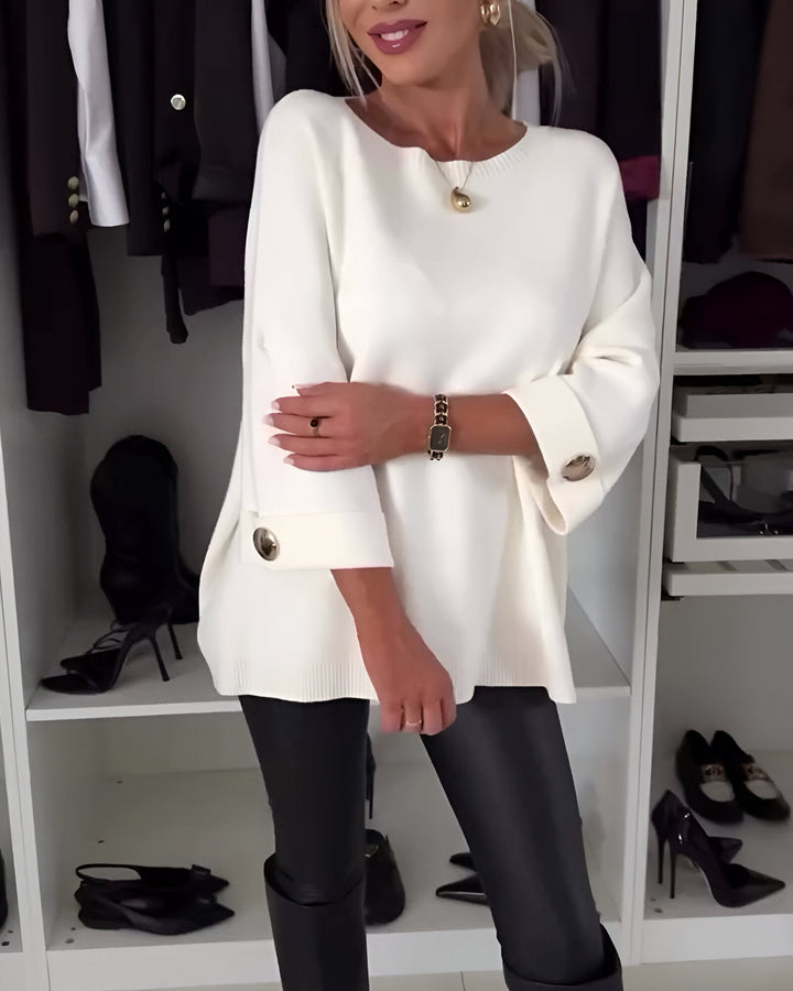 Sieglinde – Rundhals Strickpullover
