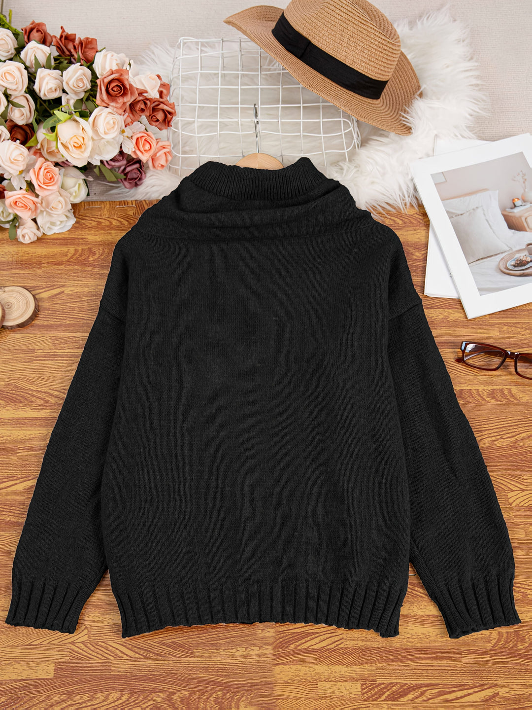 Zelina – Langarmpullover Mit Tasche