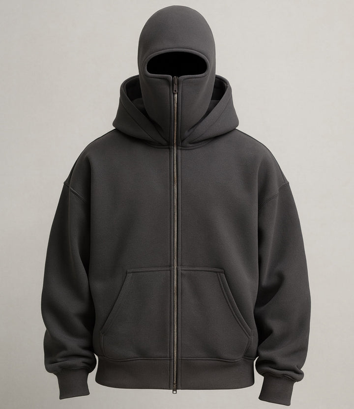 StealthCore – Kapuzenpullover Mit Durchgehendem Reißverschluss