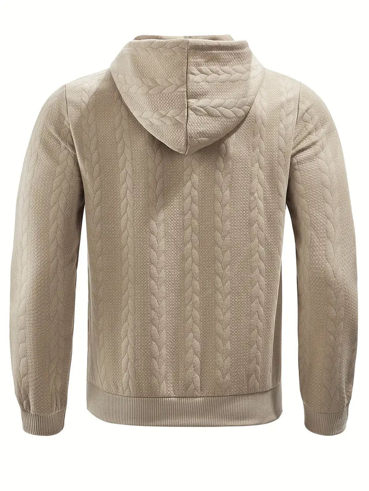 Philipp – Lässiger Kapuzenpullover Mit Reißverschluss Und Langen Ärmeln