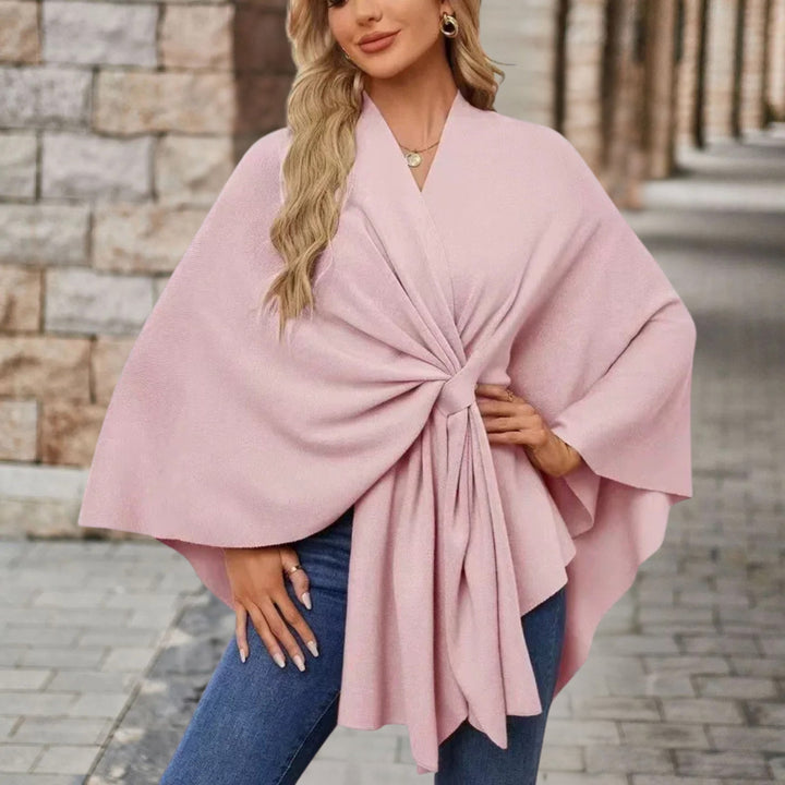 Helin - Bequemer Mit V-Ausschnitt Shawl