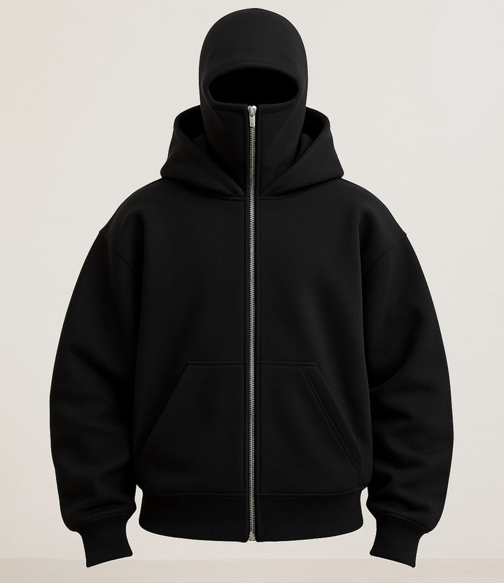 StealthCore – Kapuzenpullover Mit Durchgehendem Reißverschluss