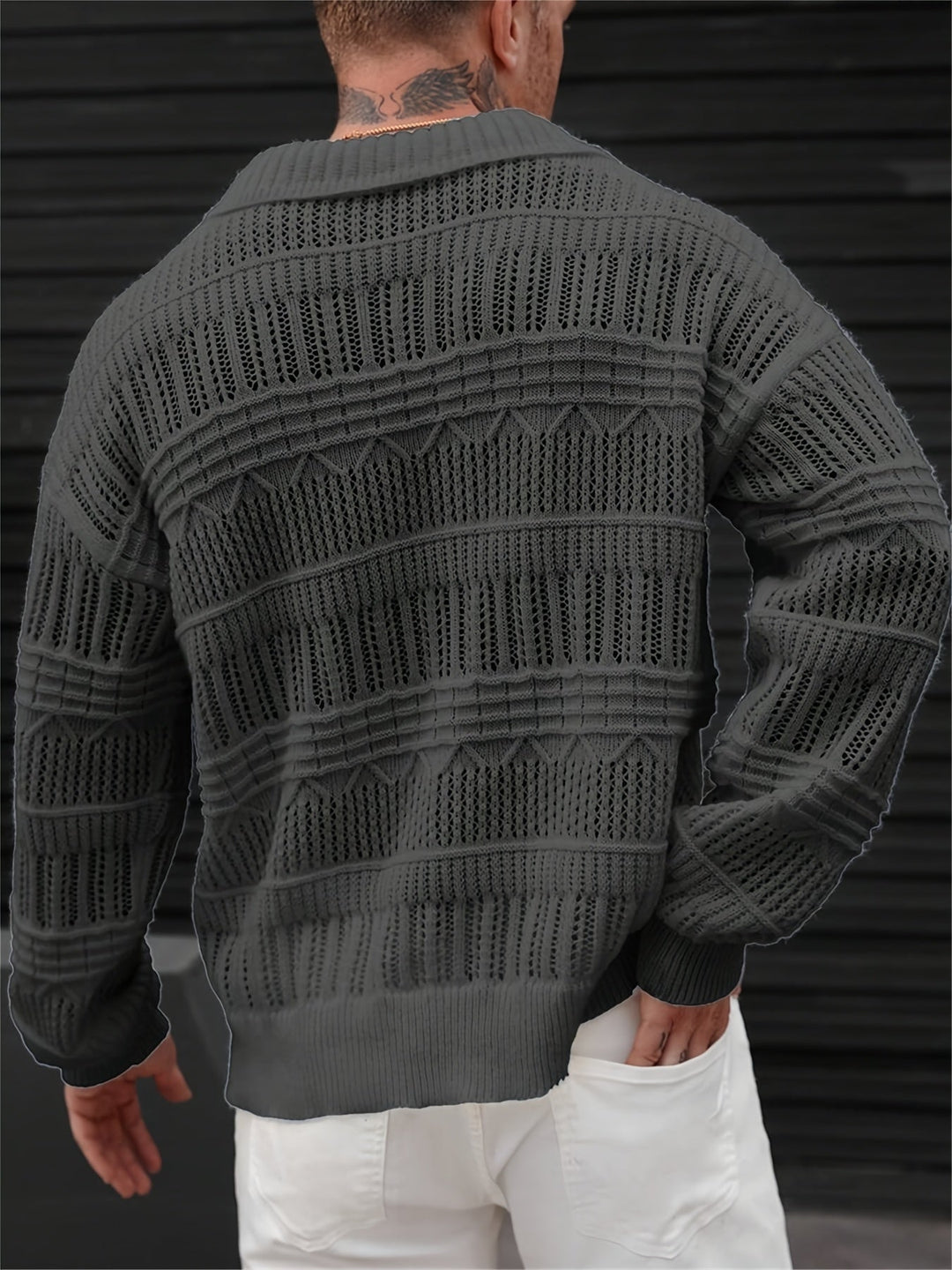 Wesley – Langarmpullover Mit Schneiden Raus Entwurf