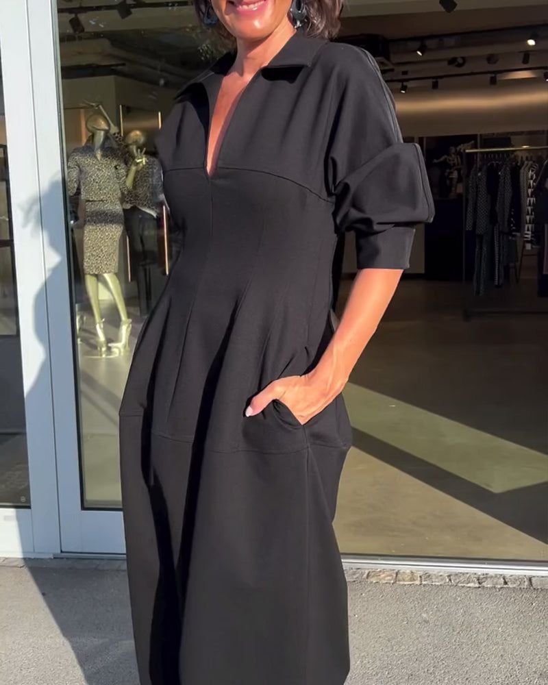 Lunya – Elegantes Lockeres Kleid