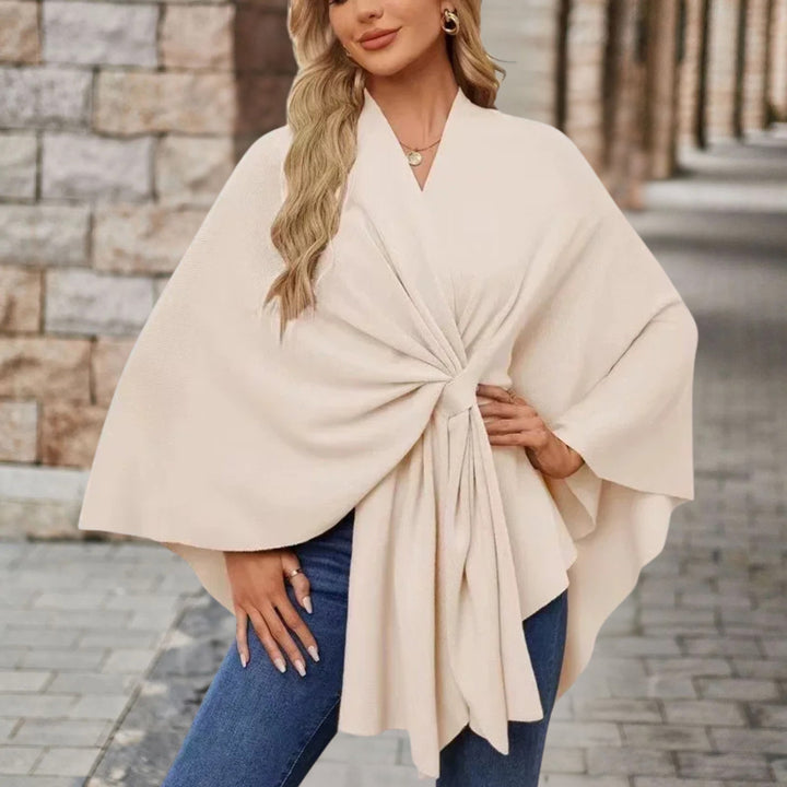 Helin - Bequemer Mit V-Ausschnitt Shawl