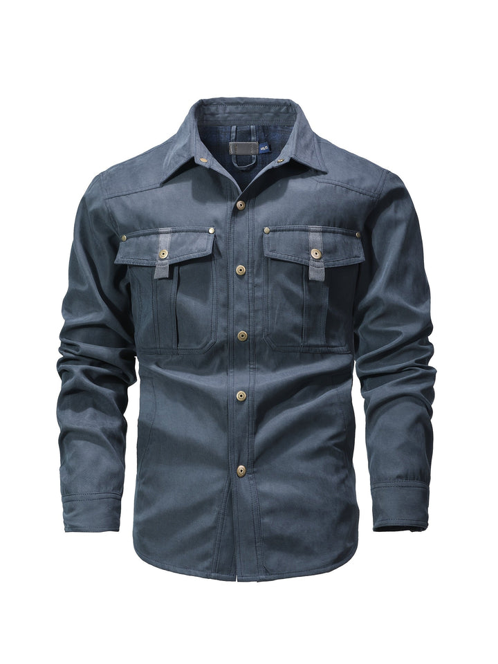 Evrypidis - Lässige Langarm-Cargo-Jacke