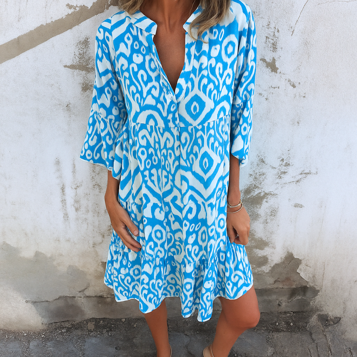 Shaffer – Elegantes Kleid Mit V-Ausschnitt
