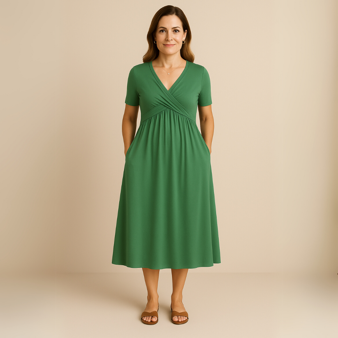 Bridgett - Kurzärmeliges Kleid