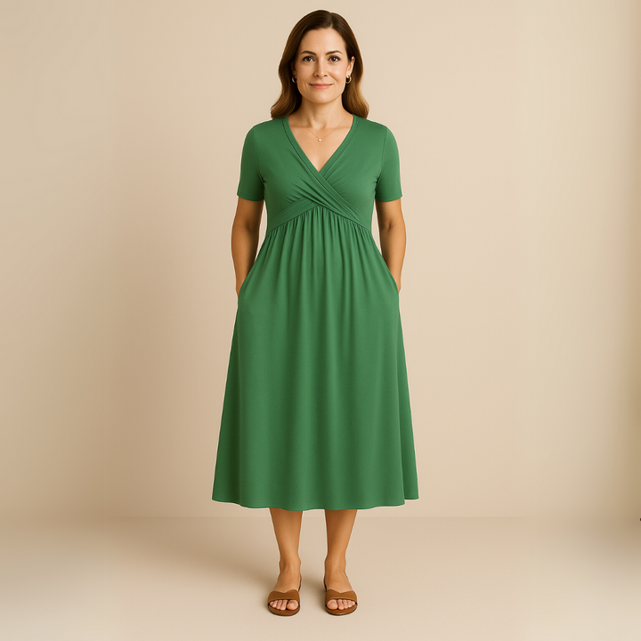 Bridgett - Kurzärmeliges Kleid