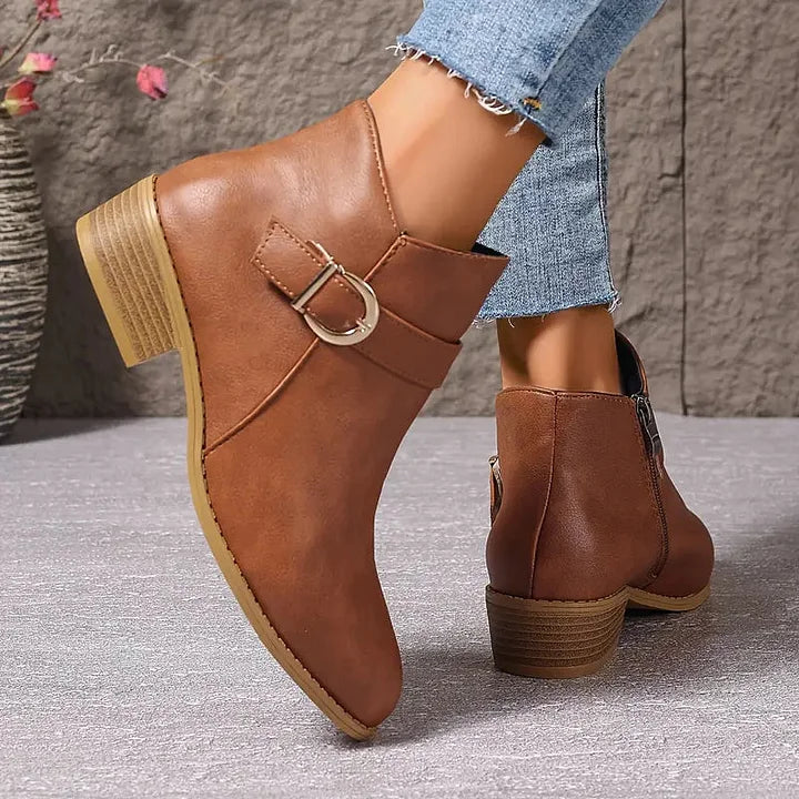 Leigh - Rutschfeste orthopädische Stiefeletten