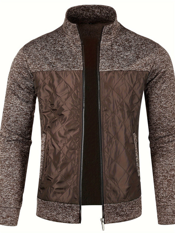 Grzegorz – Langärmelige Strickjacke Mit Reißverschluss