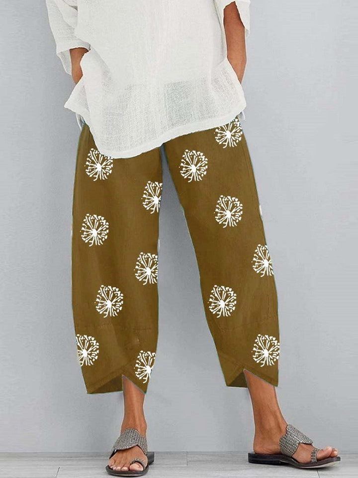 Jolissa – Kurze Hose Mit Löwenzahn Drucken