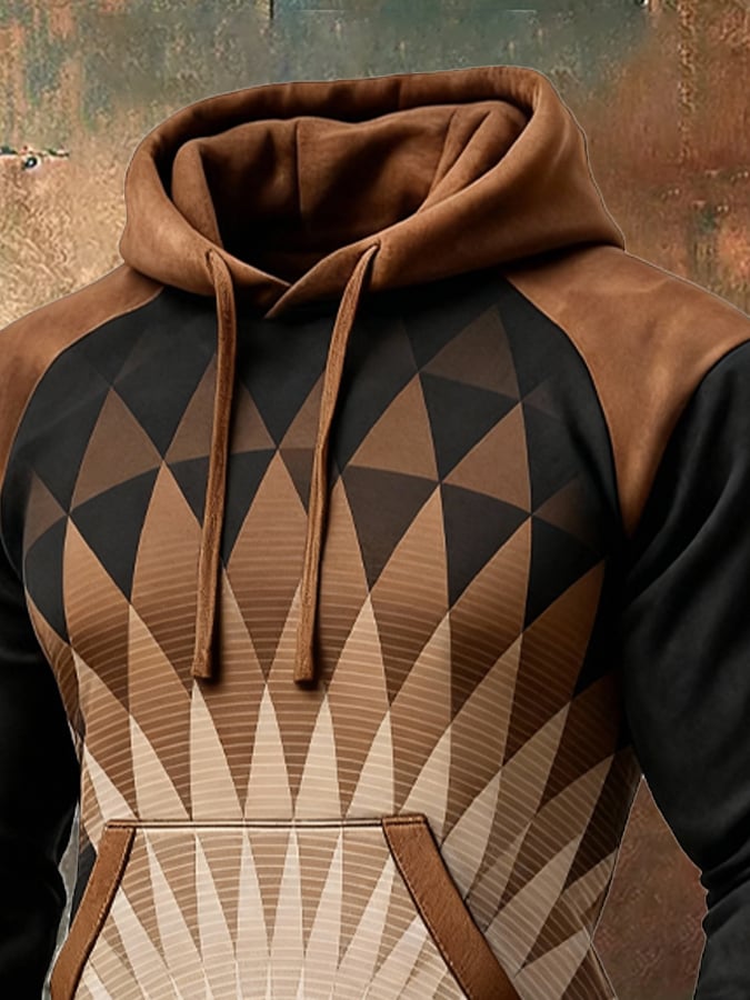 Nicholls – Lässiges Sweatshirt Mit Langen Ärmeln Und Farbblock Drucken