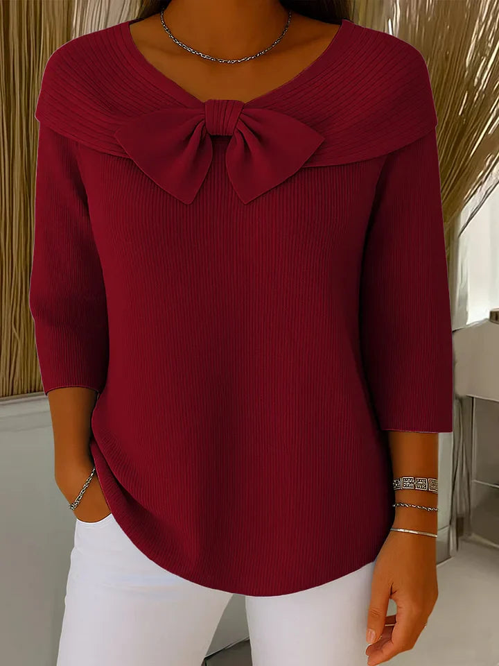 Mylie – Strick Pullover Mit Rundhalsausschnitt