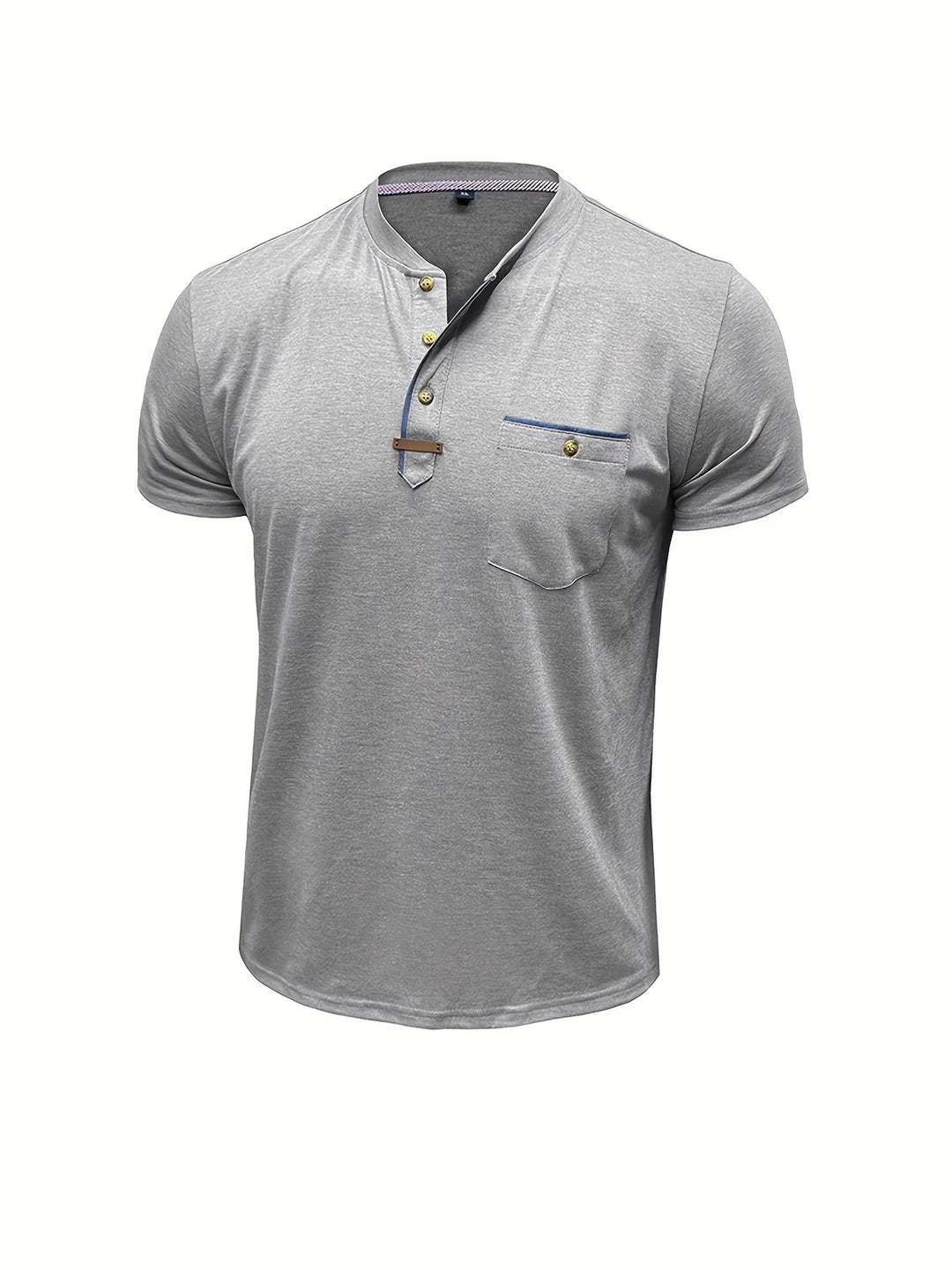 Saxon – Elegant Rundhalsausschnitt T Hemd Mit Tasche