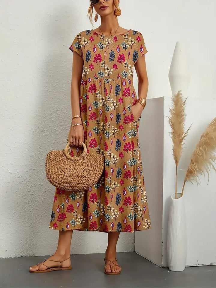 Deborah – Elegantes Blumen Kleid