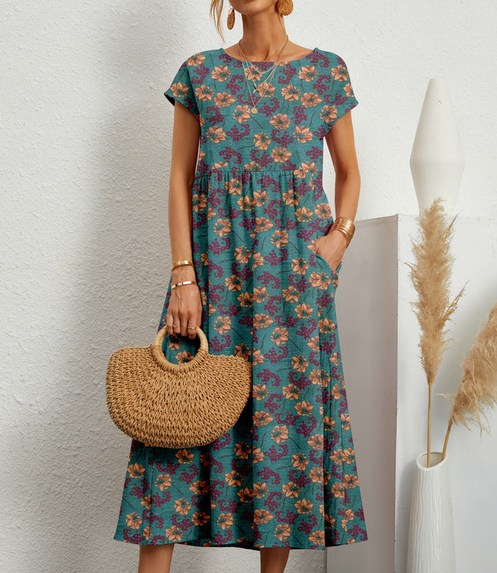 Deborah – Elegantes Blumen Kleid