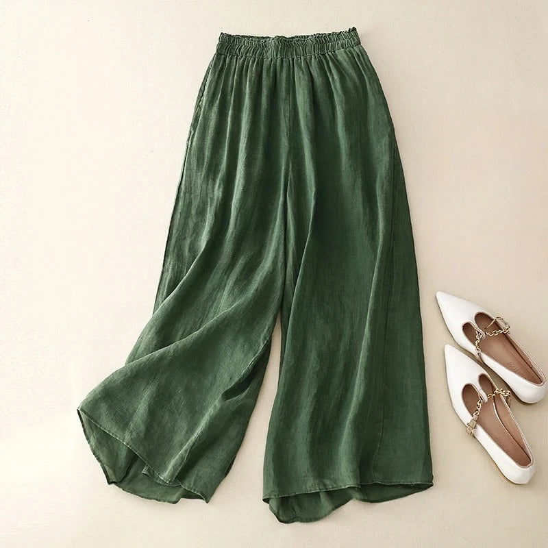 Rosalva – Elegante Leinen Hose