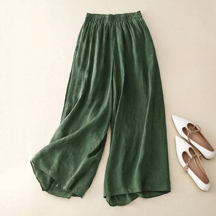 Rosalva – Elegante Leinen Hose
