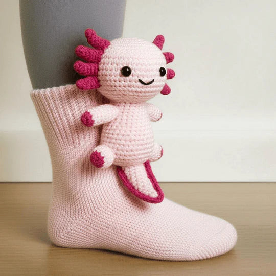 CozyCritters – Gemütliche Socken Mit Gestrickten Tiermotiven