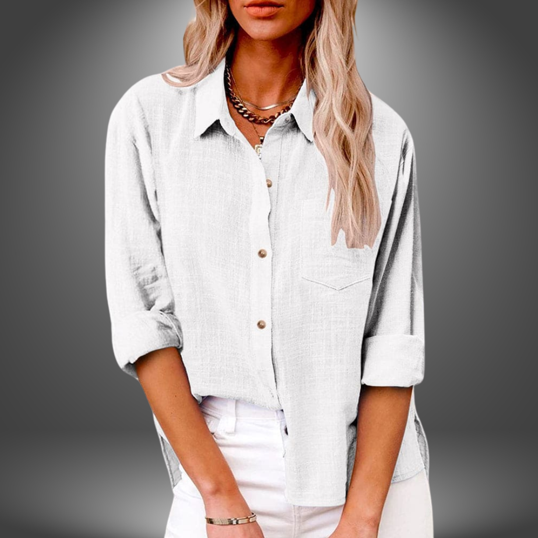 Evelia – Prämie Leinen Bluse