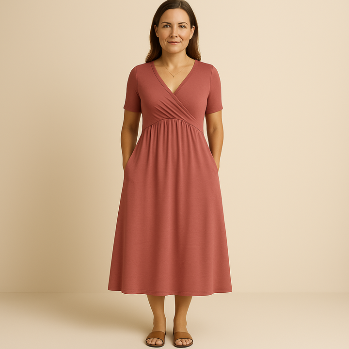 Bridgett - Kurzärmeliges Kleid