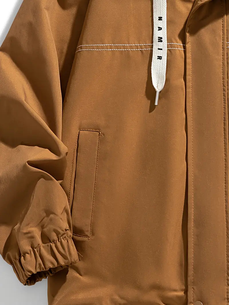 Carson – Lässige Kapuzen Jacke Mit Tasche