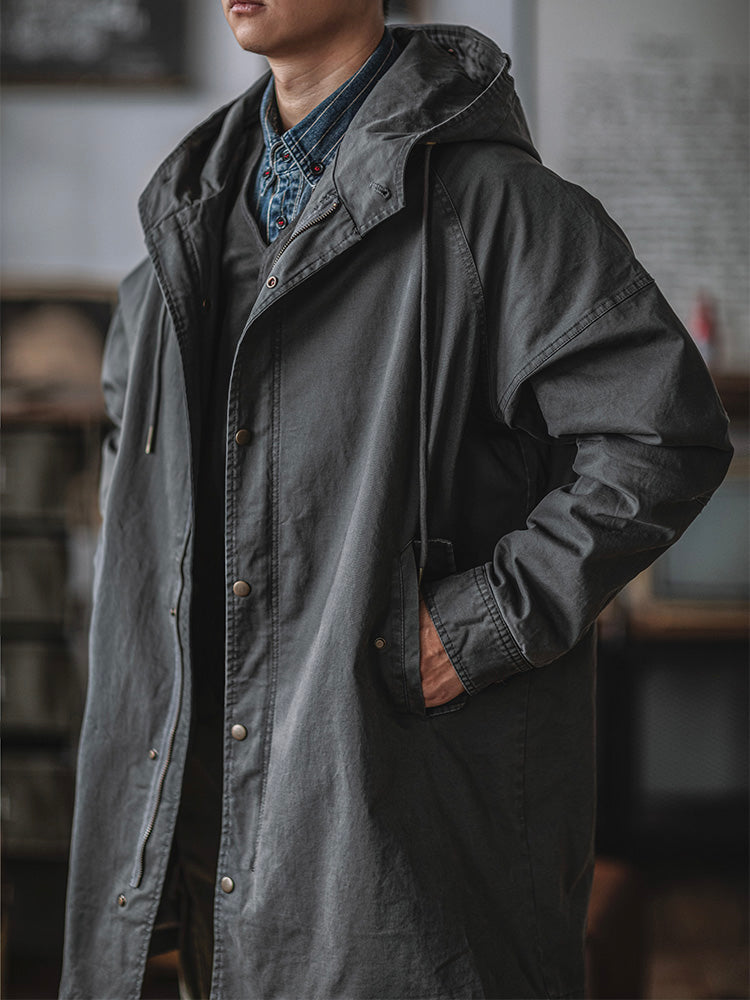 Ragnar – Kapuzenjacke Im Vintage Militärstil