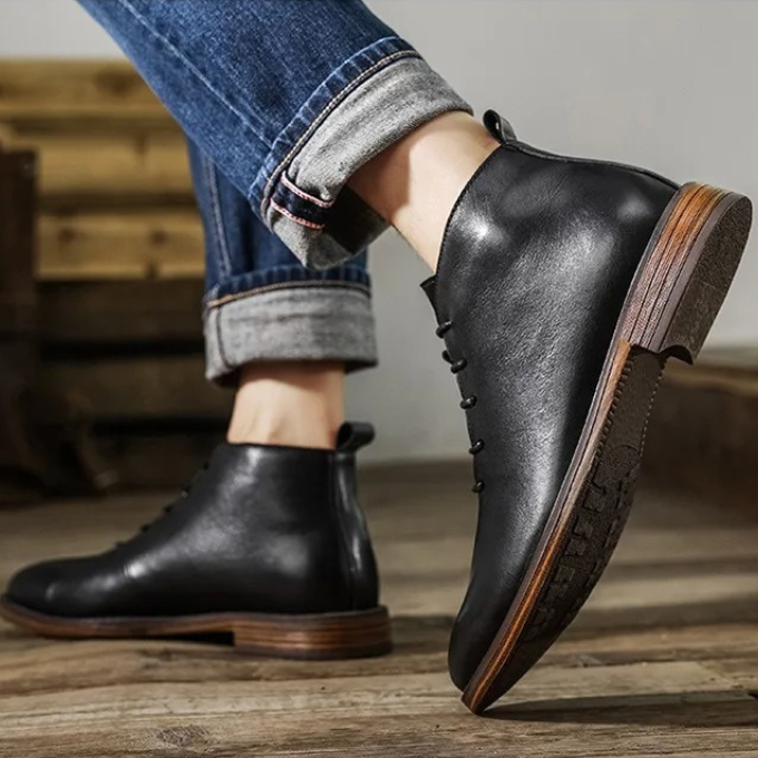 Morgan – Bequeme Lederstiefel