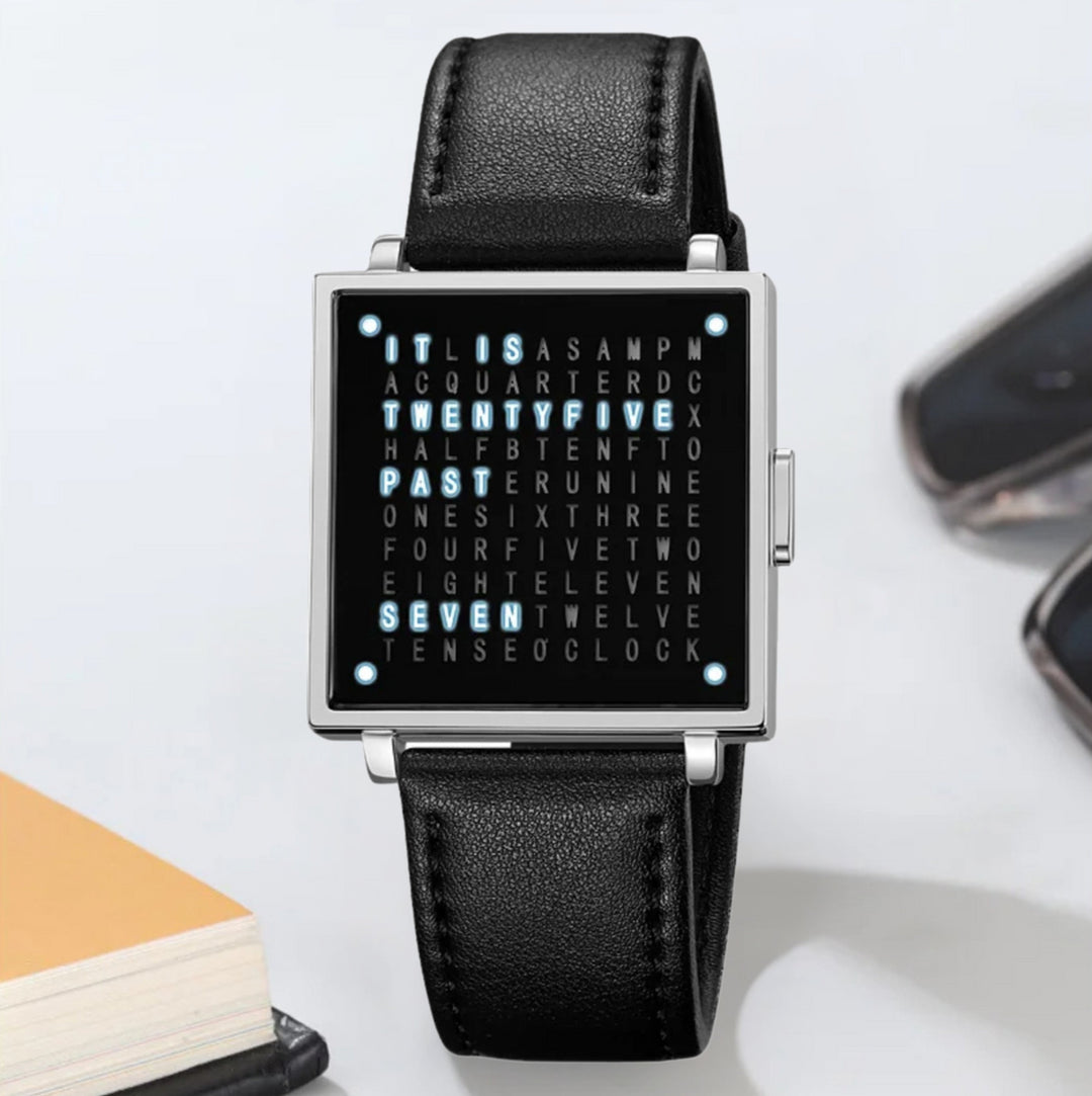 WordTime – Matrix Digital Anzeige Uhr