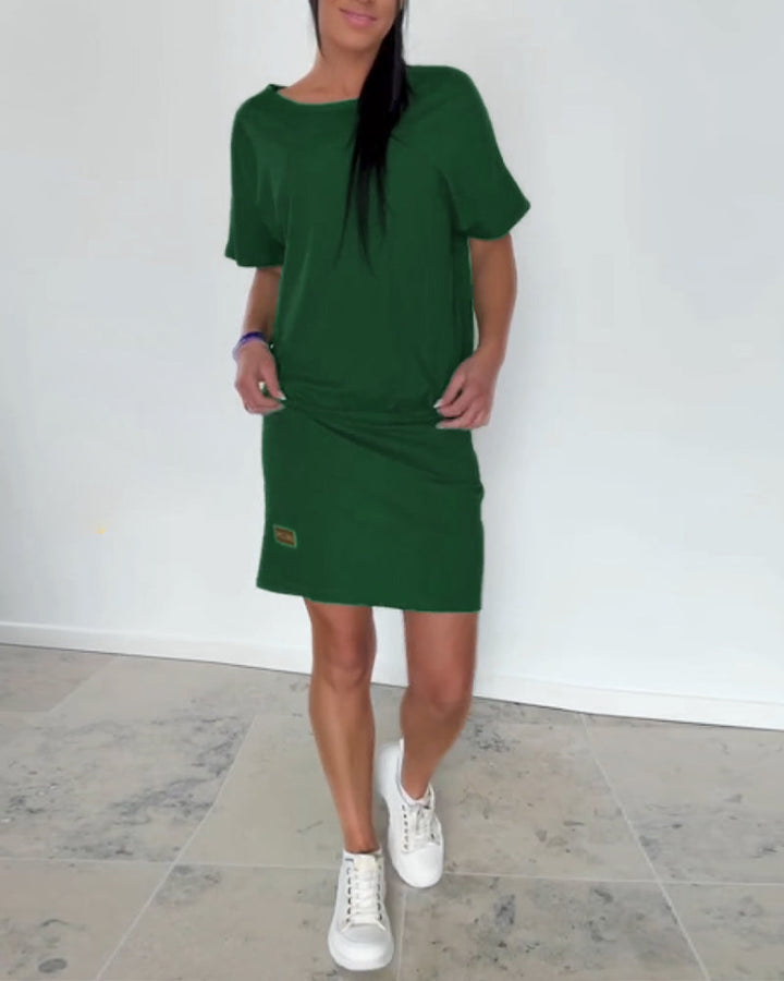 Ulrika - Kurzen Ärmeln Minikleid